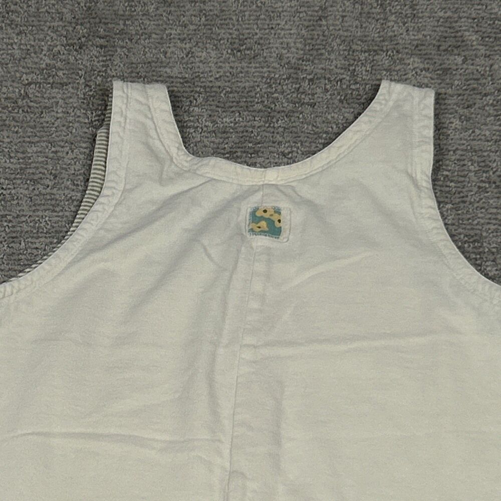 Pear Maxi Dress Womens Small Appliqué Nature Cotton Sleeveless Artsy USA Vintage - Picture 12 of 13
